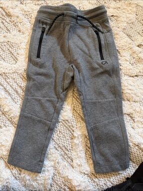GAP Gray Kids Jogger Sweatpants with Zipper Pockets